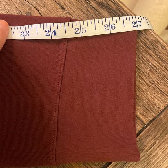 Ted Baker London Mens MMB-LYDNEY Maroon 1/4 Zip Long Sleeve Collared Top Size 5 - Picture 8 of 13